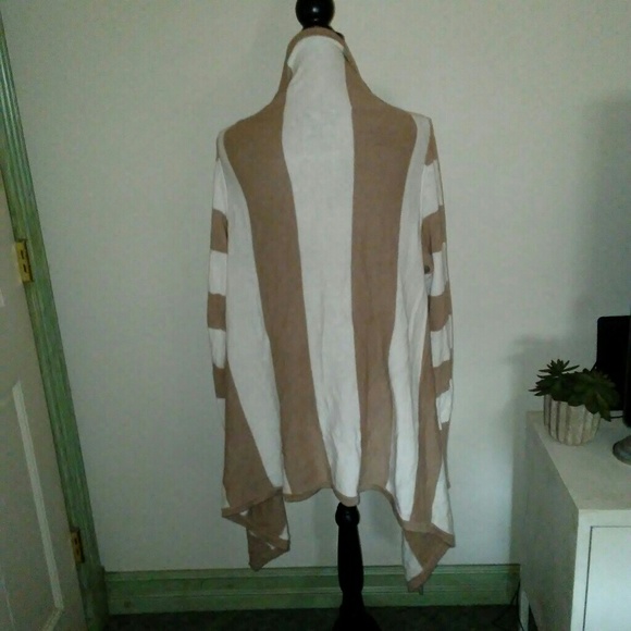 Fall striped cardigan sweater - Picture 6 of 7